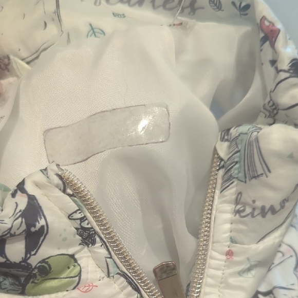 Disney Light Floral Puffer Jacket - Picture 8 of 8